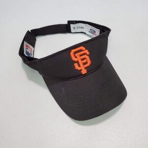 San Francisco Giants Youth Hat One Size Black‎ Visor Logo Embroidered MLB